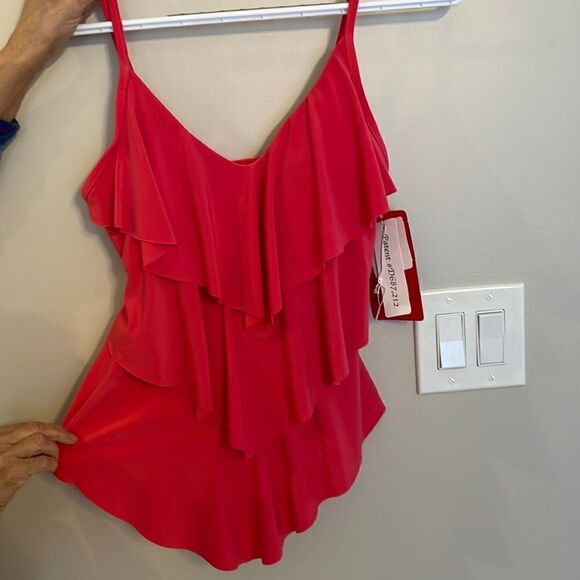 MAGICSUIT BLUSH PINK TANKINI TOP. NEW - Picture 1 of 7